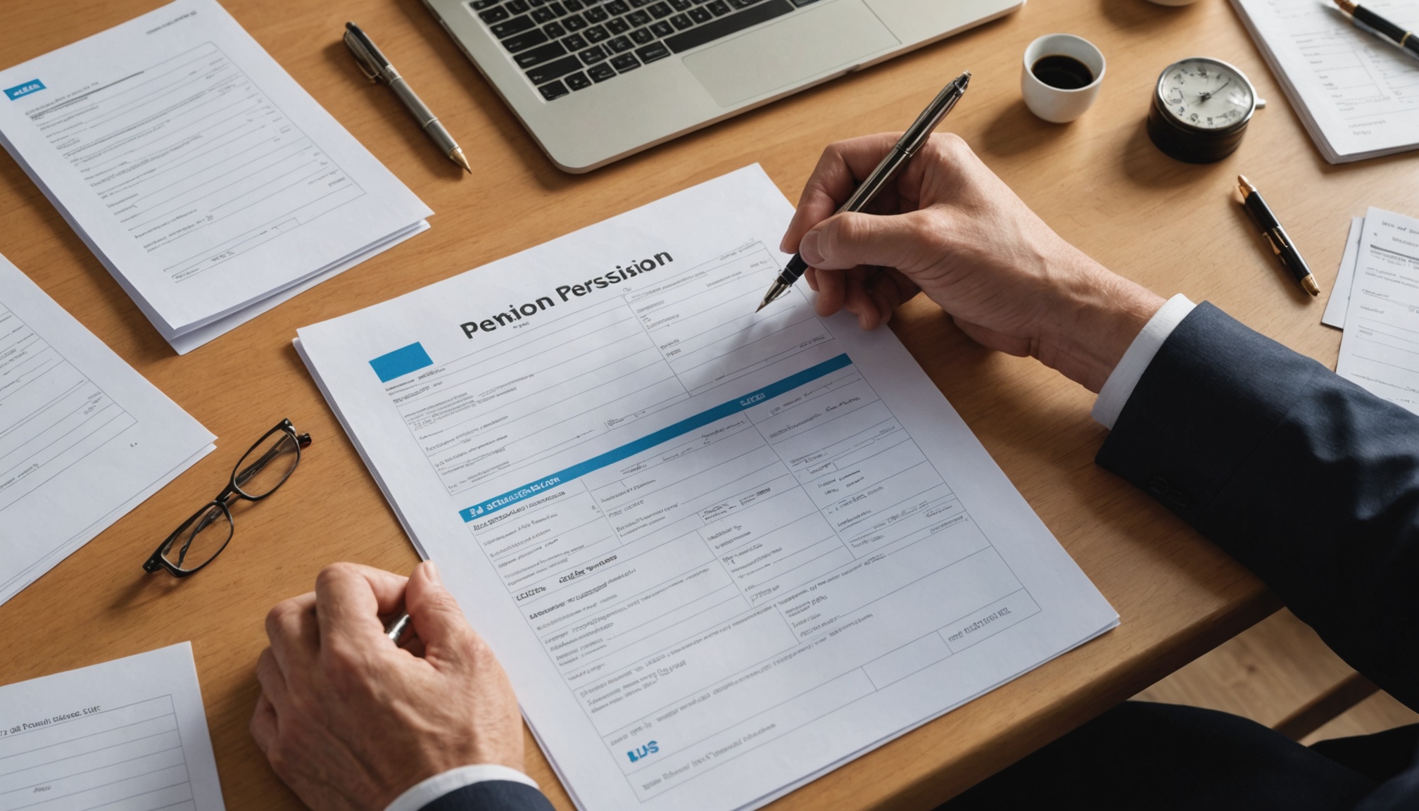 ISA and SIPP documents side by side on a desk