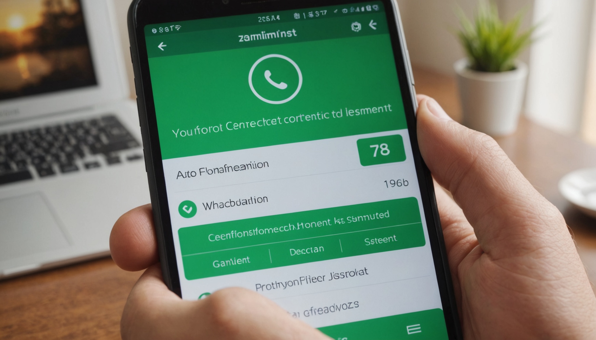 Smartphone showing auto-invest confirmation screen