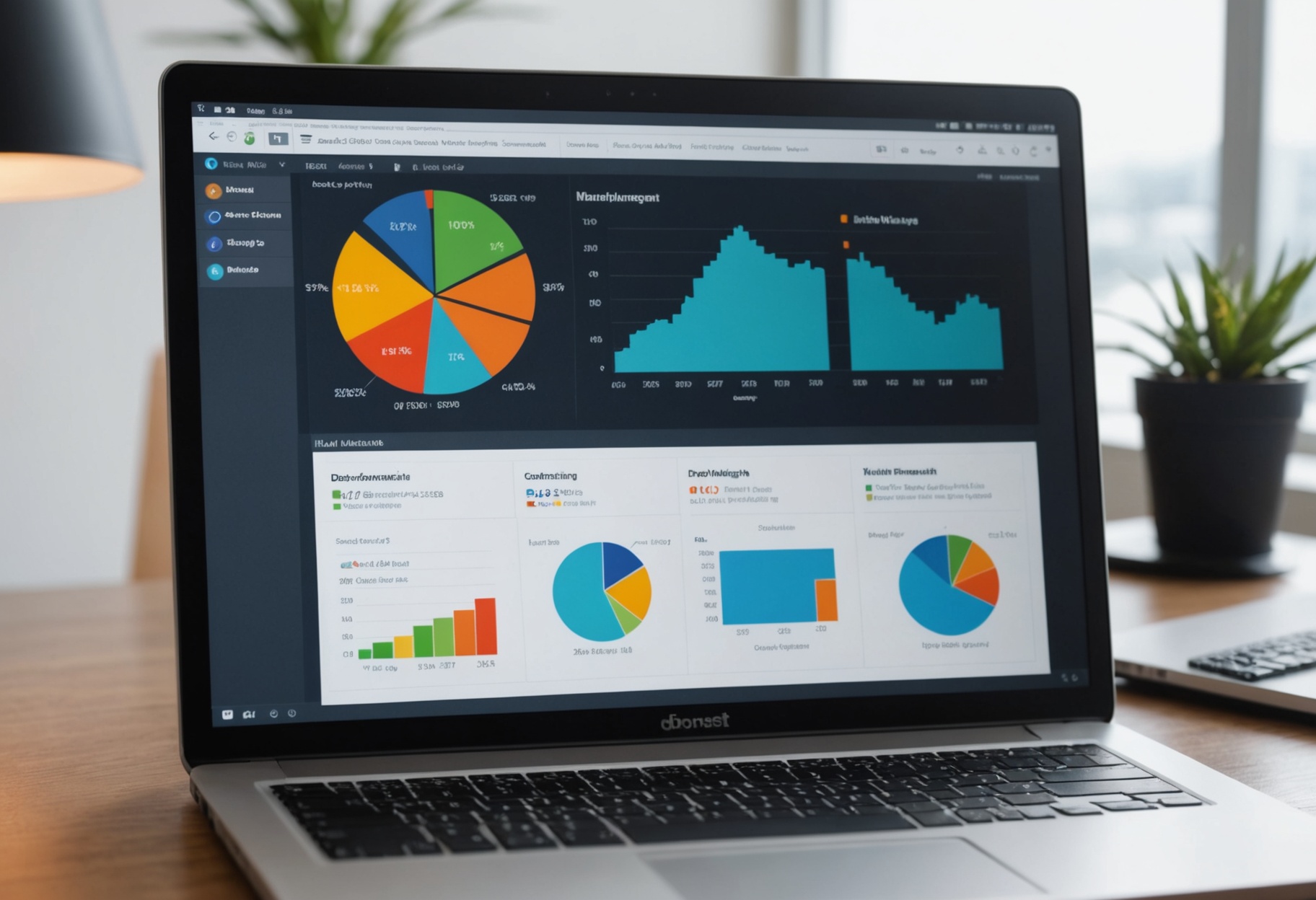 Wealth8 platform dashboard showing portfolio allocation and performance